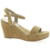 Sandales Elizabeth Stuart Nu pieds cuir velours sable