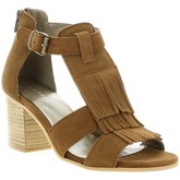 Sandales Impact Nu pieds cuir velours