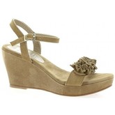 Sandales Elizabeth Stuart Nu pieds cuir velours sable