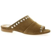 Sandales Pao Mules cuir velours