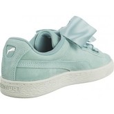 Chaussures Puma SUEDE HEART PEBBLE AQUIFER FLOWER