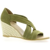 Espadrilles Exit Nu pieds cuir velours