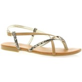 Sandales Pao Nu pieds cuir serpent