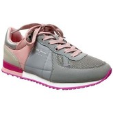 Chaussures Pepe jeans Baskets Sydney basicfem grises et roses