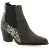 Bottines Reqin's Boots cuir python