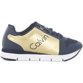 Chaussures Calvin Klein Jeans Sneakers Effet Métal Avec Logo Taline -