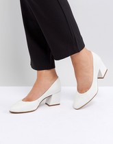 ASOS - SPEARMINT - Chaussures en cuir à talons - Blanc