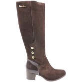 Bottes Braccialini bottes marron cuir daim AN28