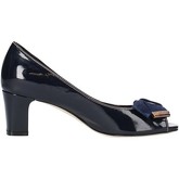 Chaussures escarpins Calpierre escarpins bleu cuir verni AG715