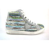 Chaussures Crown sneakers multicolor textile cuir AG227