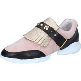 Chaussures Guardiani sneakers or daim rose cuir AB764