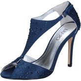 Sandales Liu Jo sandales bleu satin strass BZ124