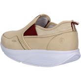 Chaussures Mbt slip on mocassins beige cuir textile AC442