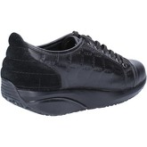 Chaussures Mbt sneakers noir cuir daim AC667