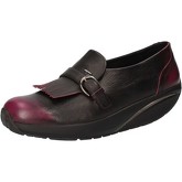 Chaussures Mbt mocassins noir cuir pourpre AC119