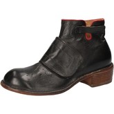 Bottines Moma bottines noir cuir AD63