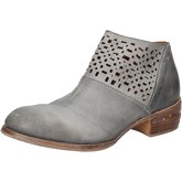 Bottines Moma bottines gris cuir AB424