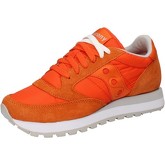 Chaussures Saucony sneakers orange textile daim AB705
