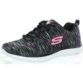 Chaussures Skechers Baskets femme ref_ske42879 Noir