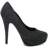 Chaussures escarpins Kebello Escarpins effet satin F Noir