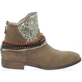 Boots Meline Bottine femme ref_elle34905-velour-havana-g