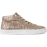 Chaussures Hide jack Basket haute Essence Stellar en suède tourterelle et or