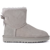 Bottes neige UGG Bottines Ugg Bailey Mini en daim gris avec noeud